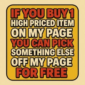 Buy One High-Priced Item Get One Free 😮